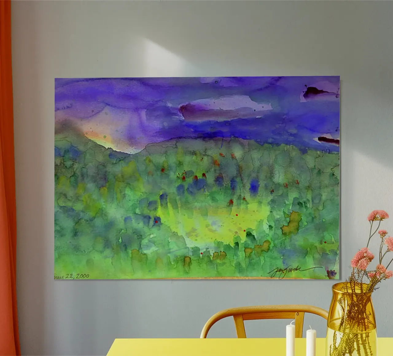viste naturali sorprendenti poster con telaio in legno da pleceng shope