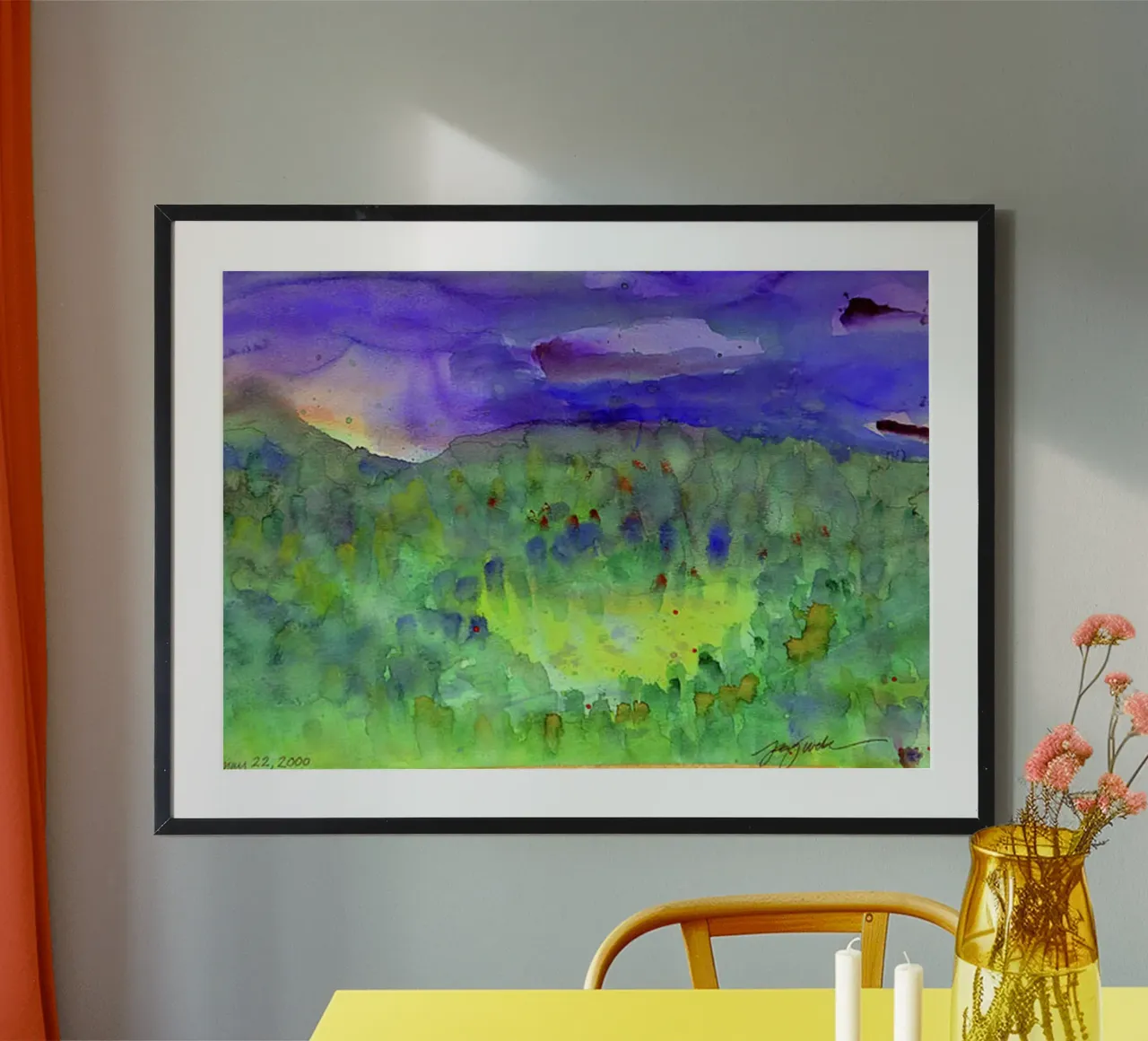 viste naturali sorprendenti poster con telaio in legno da pleceng shope