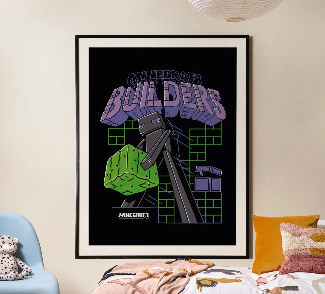 minecraft teambouwers poster van mix mate
