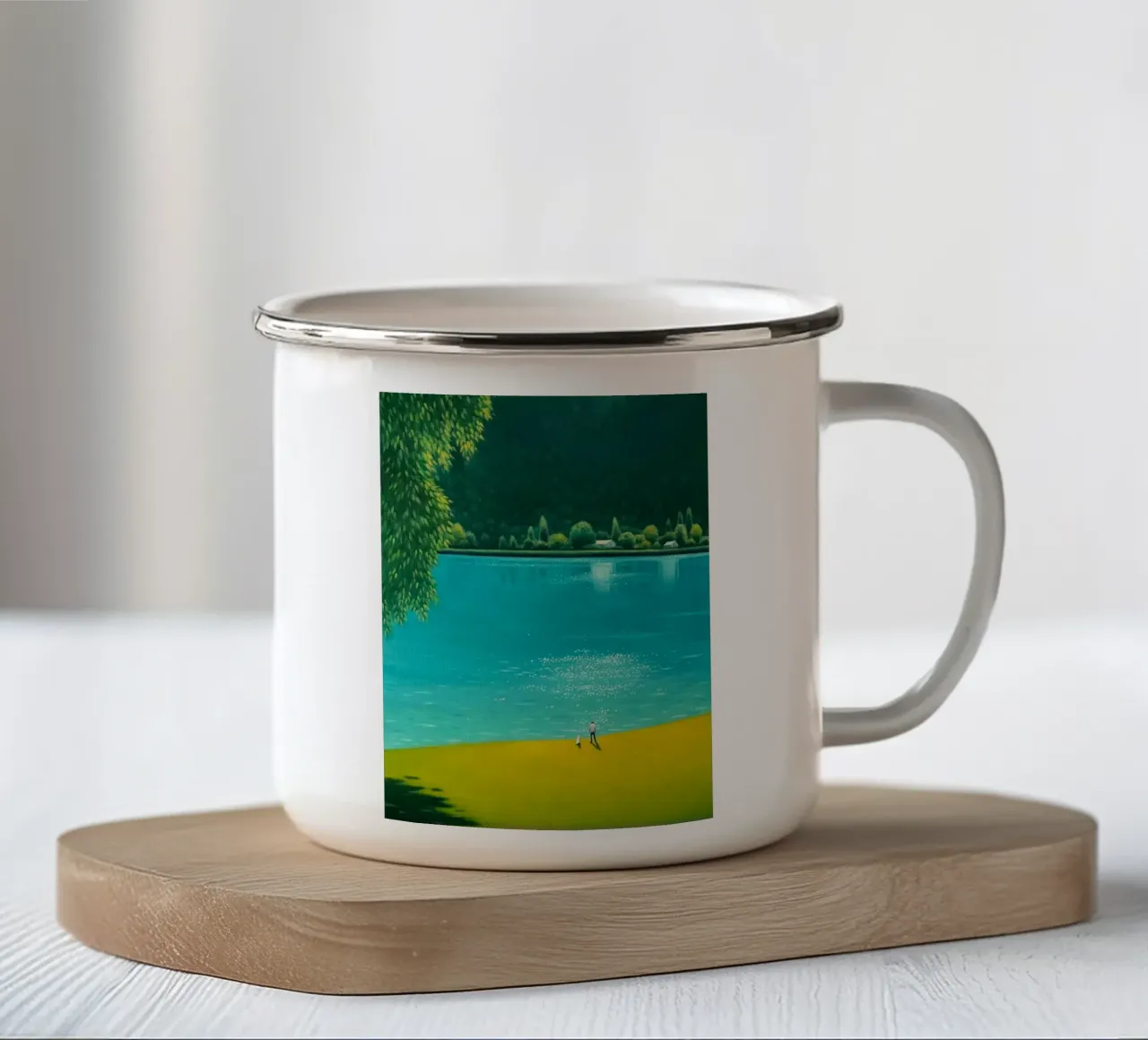 reflection houses tazza in smalto da mip of map
