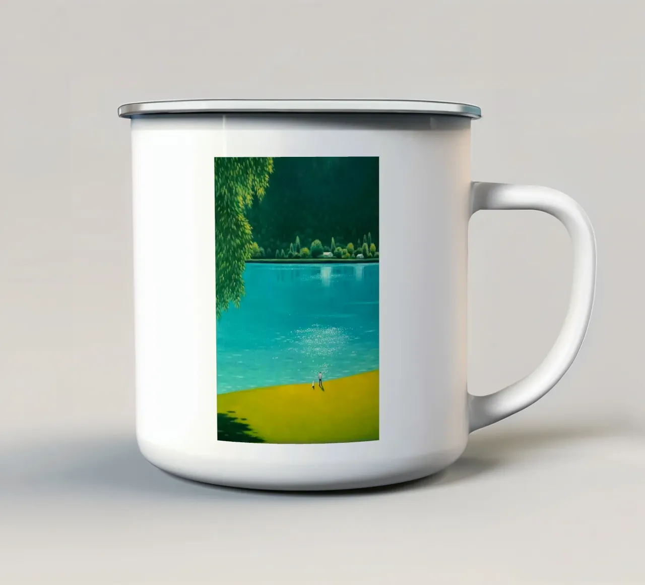reflection houses tazza in smalto da mip of map