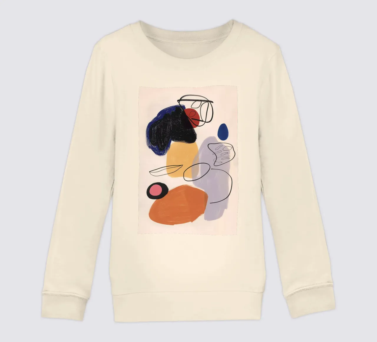 Crayon and acrylic sweat enfant de LeDieg