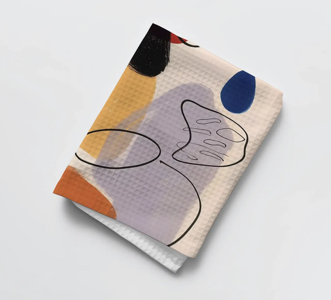 Crayon and acrylic torchon de LeDieg