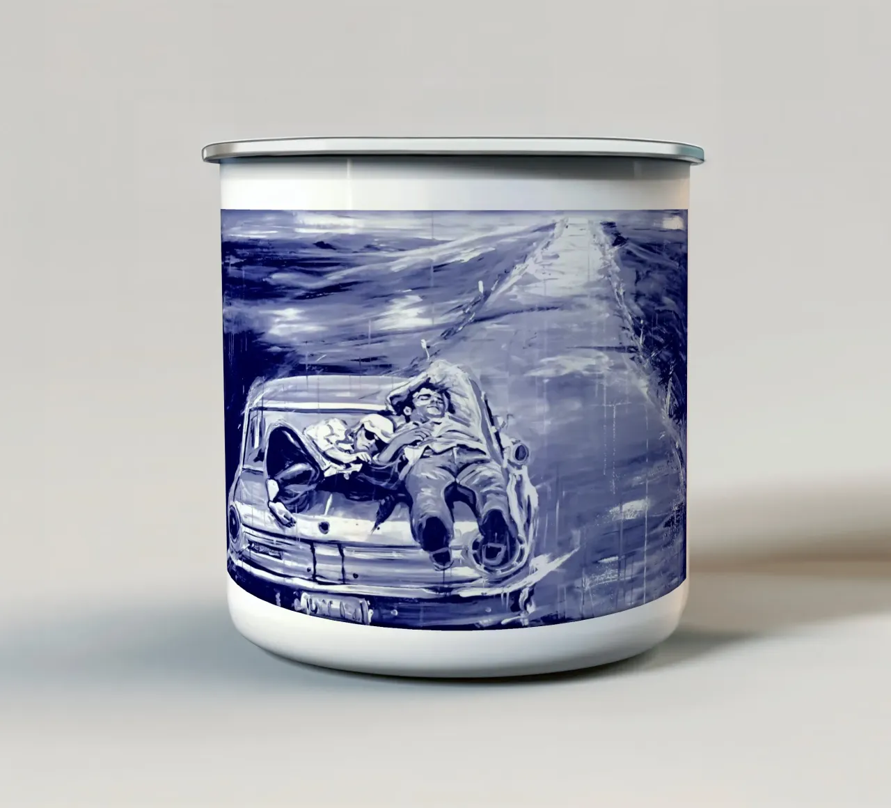 On the way to freedom tazza in smalto da Happy 😃 Art 🎨 by Christine Schnoell