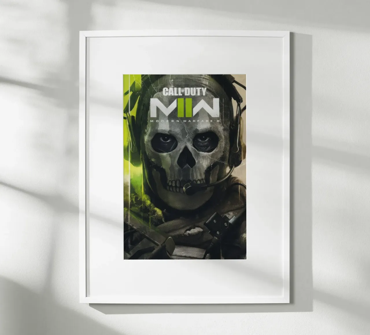 call of duty modern warfare 2 task force poster con telaio in legno da mix mate