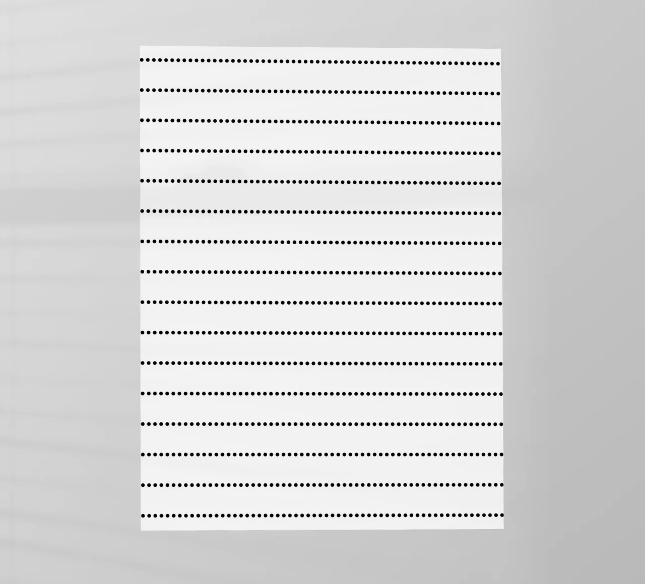 Minimal Scandinavian Basic Strisce a pois | Nero su bianco pellicola backlit da Beauty in Simplicity