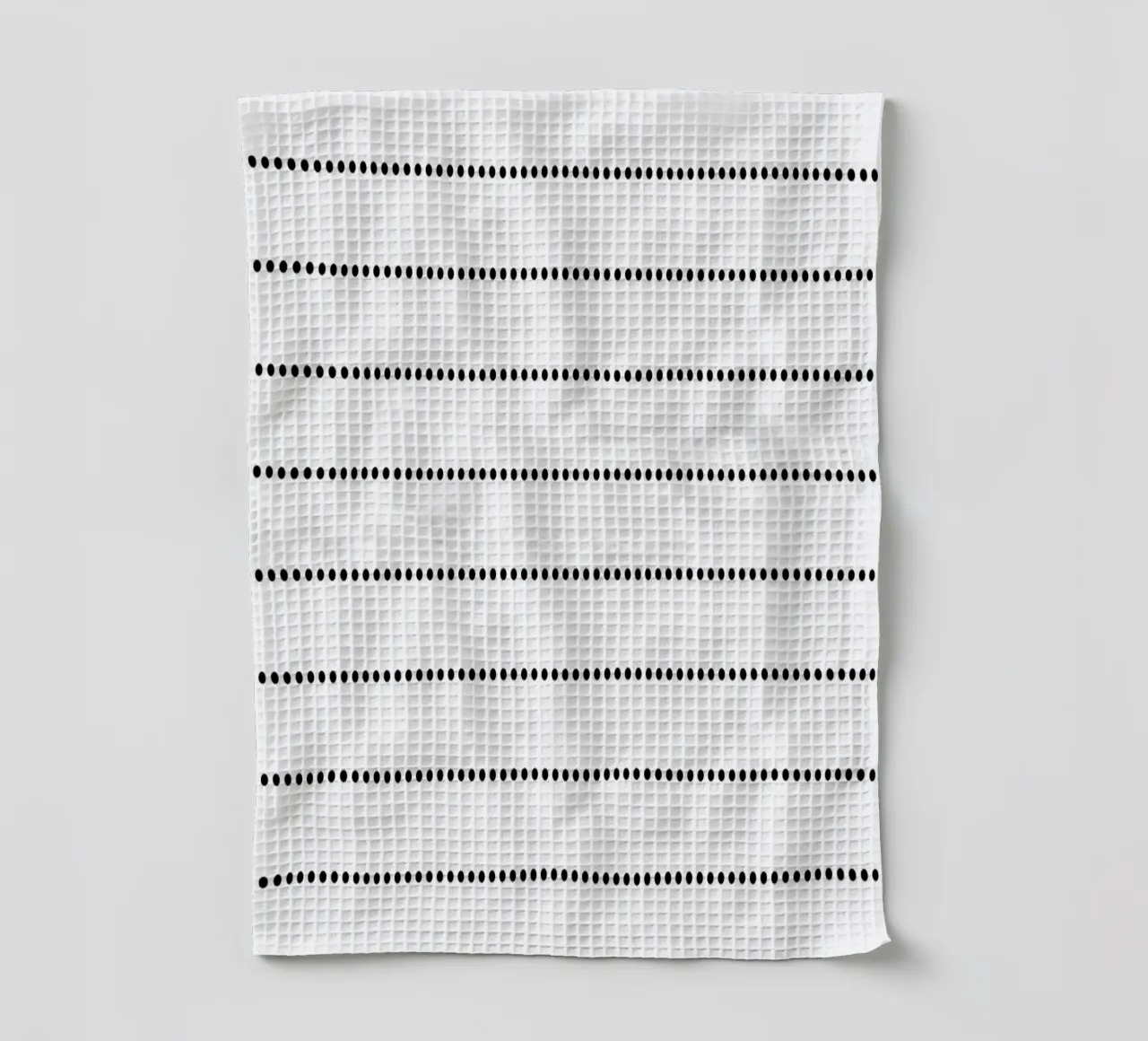 Minimal Scandinavian Basic Strisce a pois | Nero su bianco canovaccio da cucina da Beauty in Simplicity