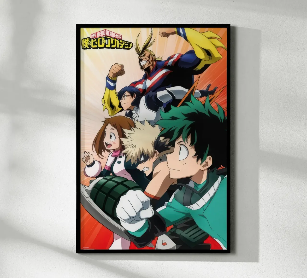 my hero academy heroes poster by mix mate
