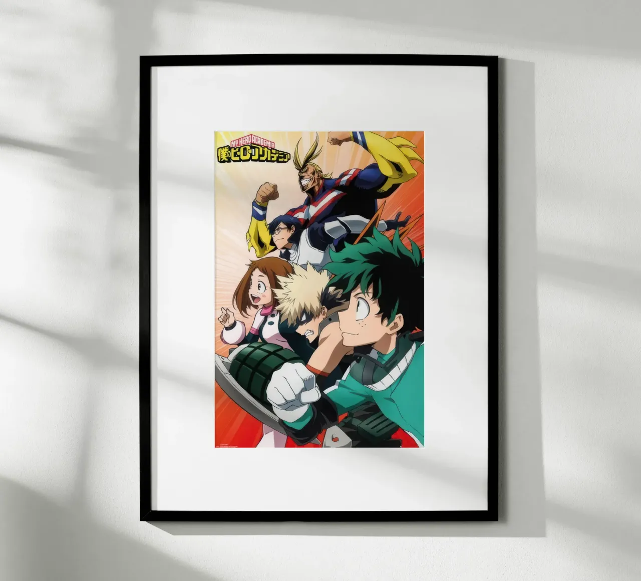 my hero academy heroes poster by mix mate