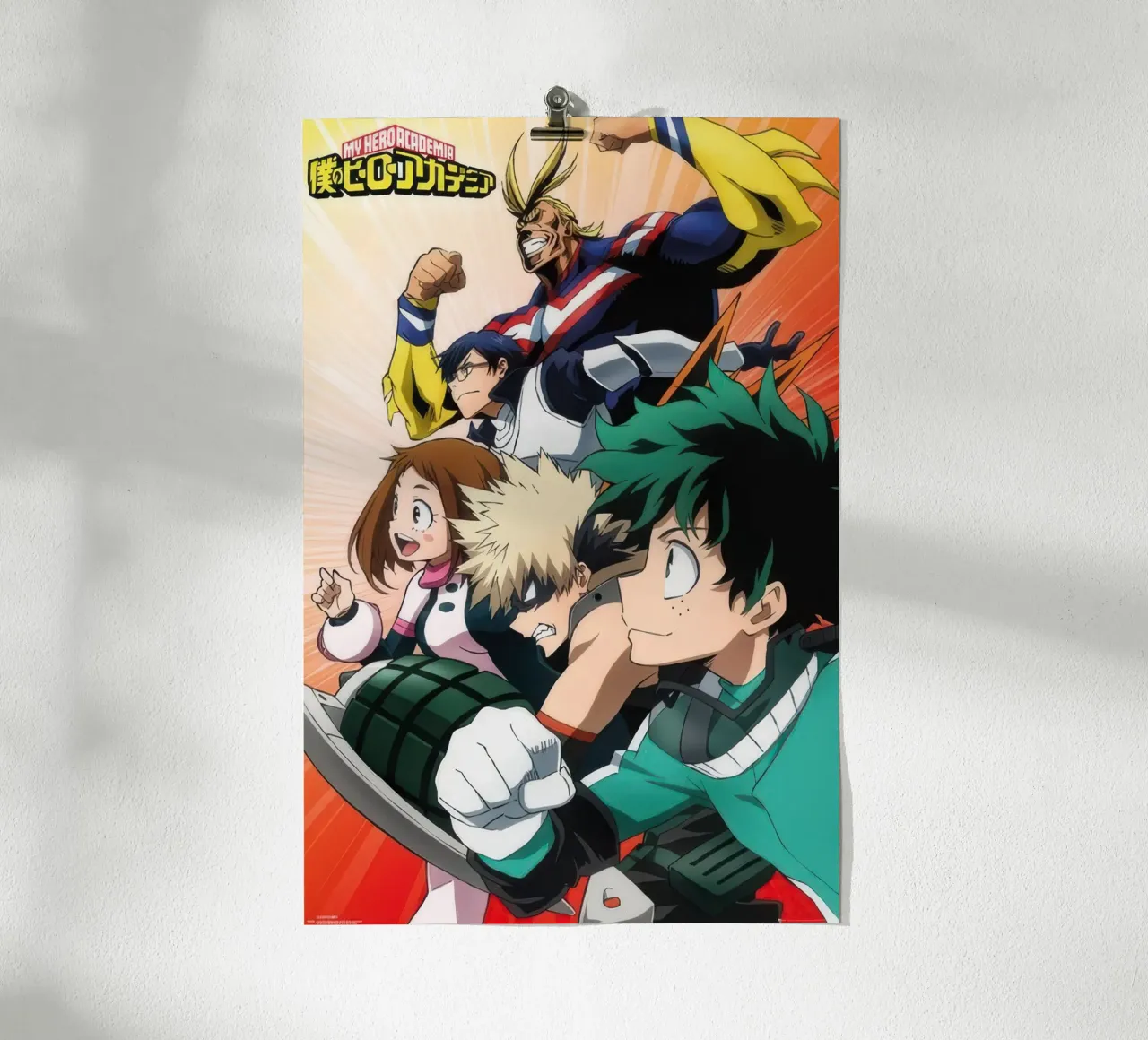 my hero academy heroes poster by mix mate