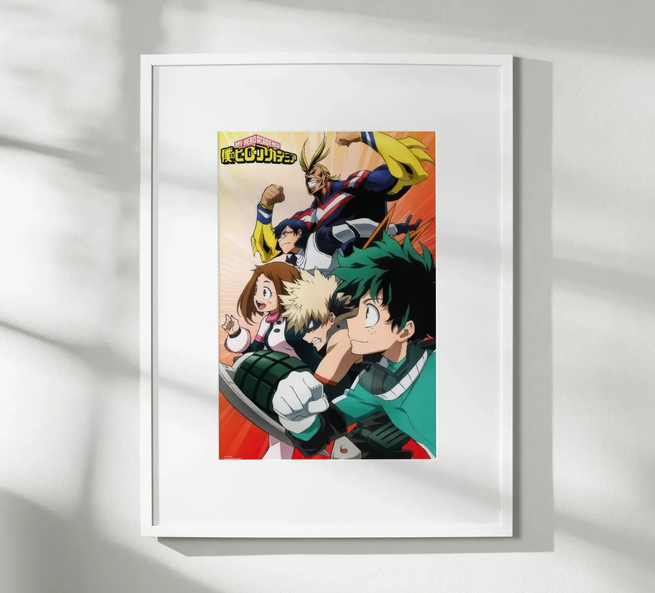my hero academy heroes poster by mix mate