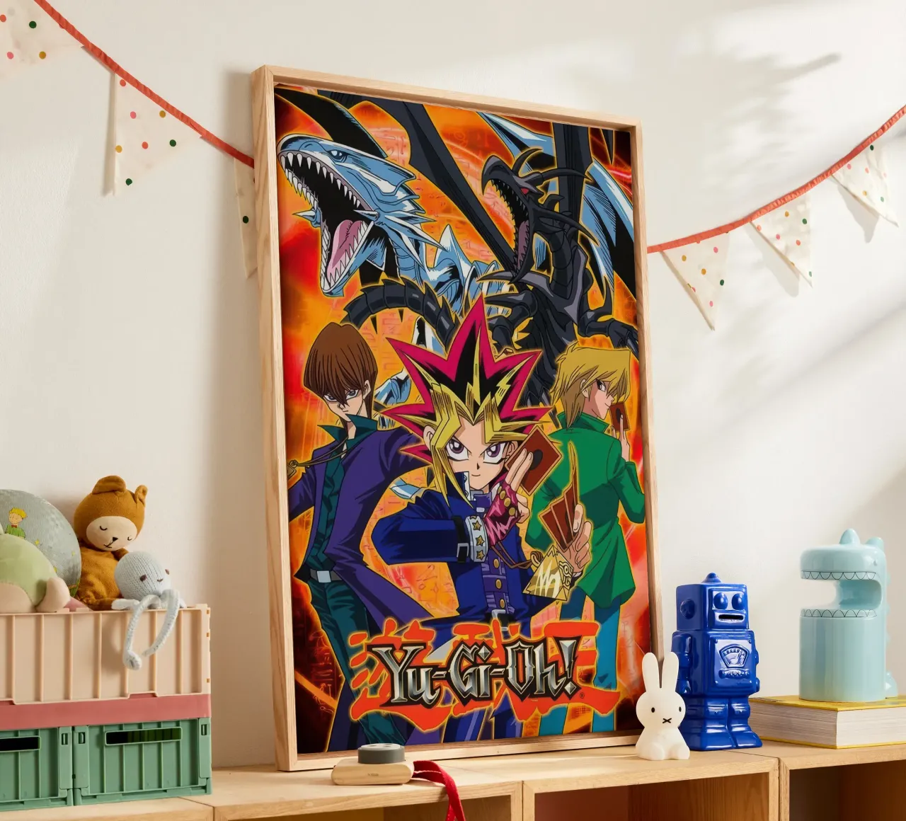 yu gi oh re dei duelli tela con Cornice a cassetta da mix mate