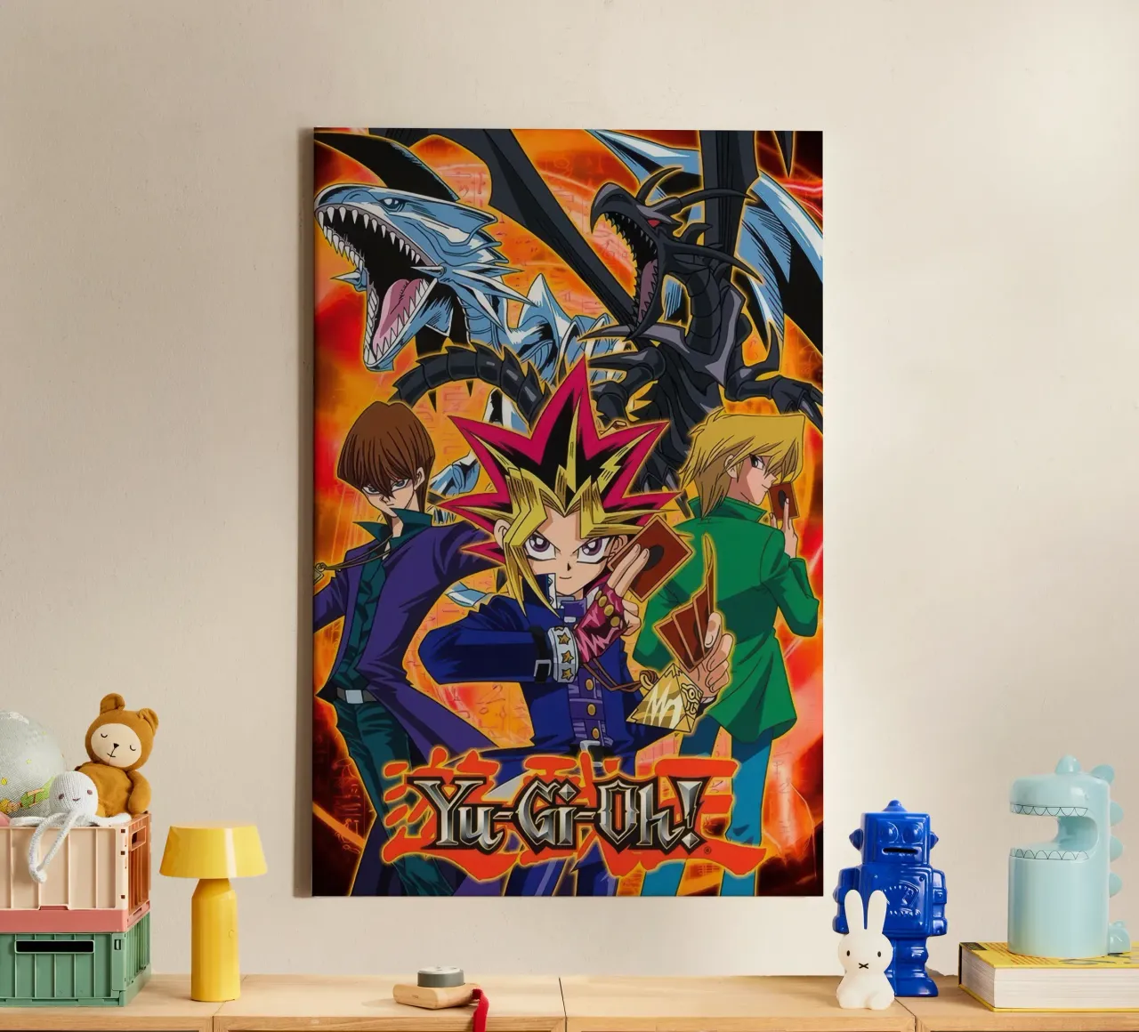yu gi oh re dei duelli tela con Cornice a cassetta da mix mate