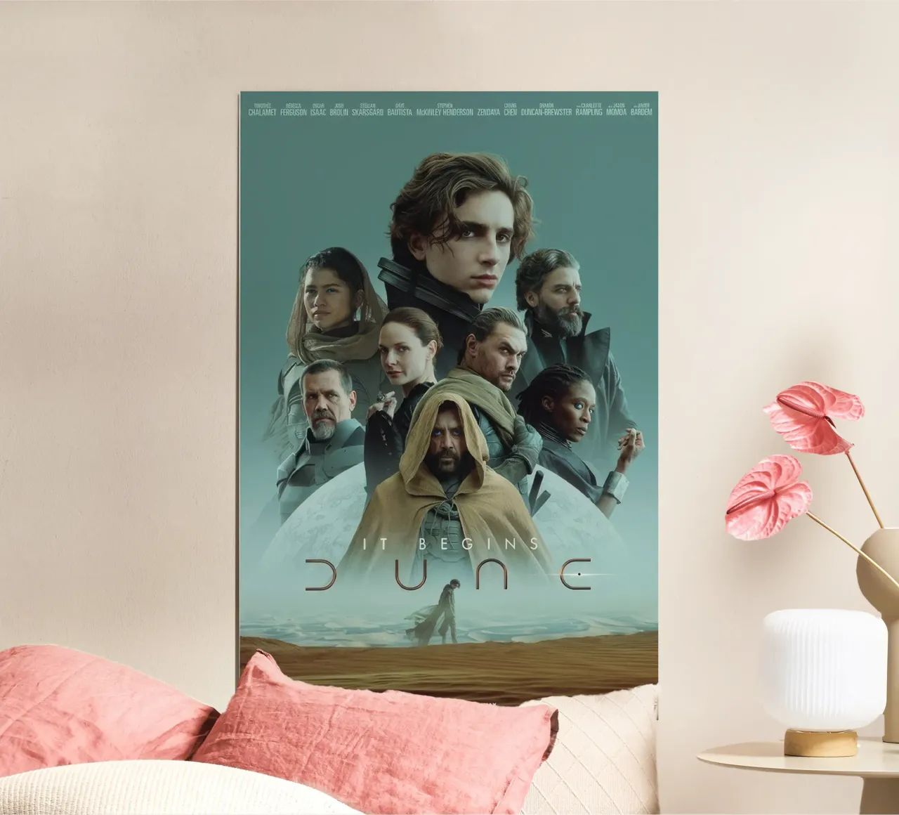 dune parte 1 poster con telaio in alluminio da mix mate