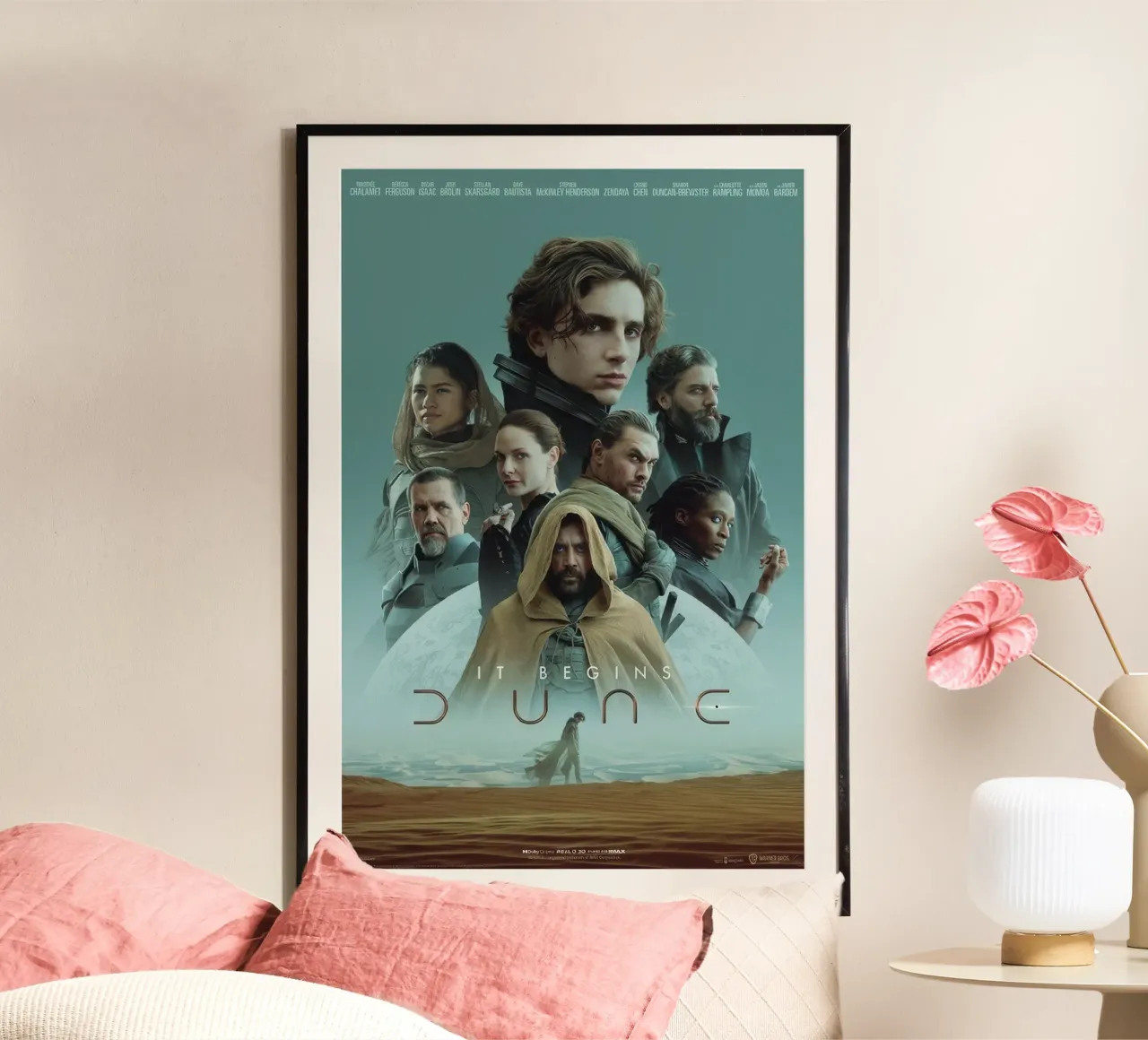 dune parte 1 poster con telaio in alluminio da mix mate