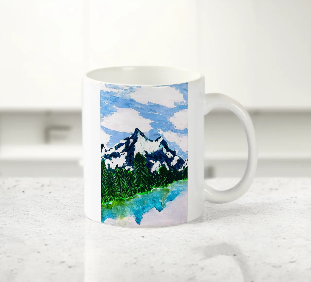 coniferous forest nature tazza in ceramica da Good days
