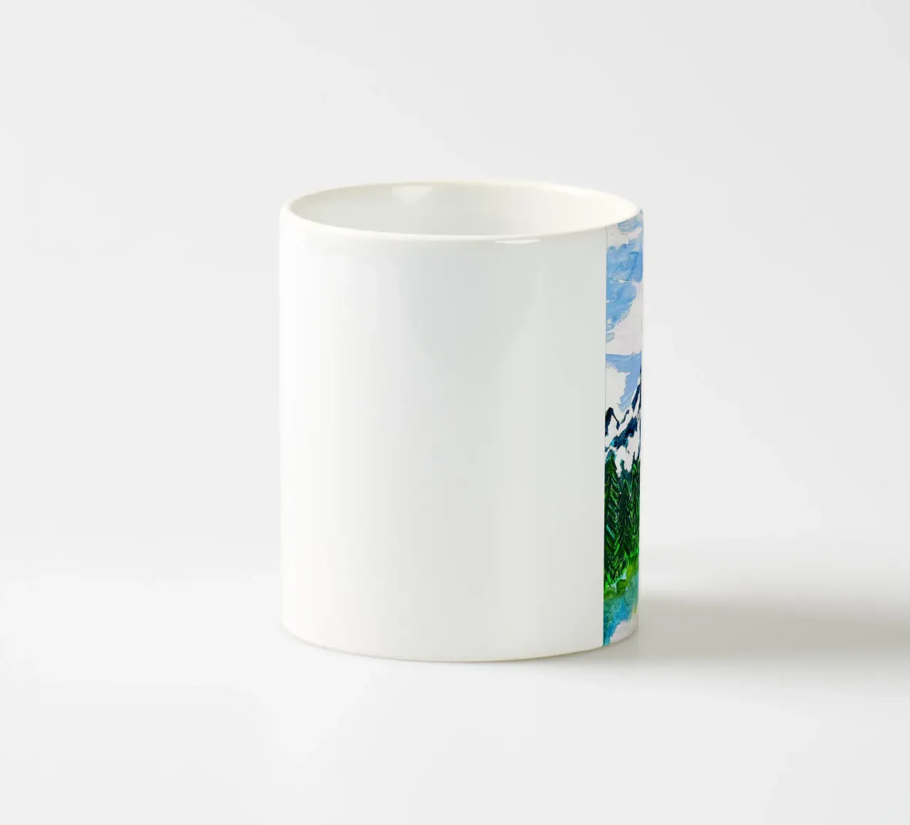 coniferous forest nature tazza in ceramica da Good days