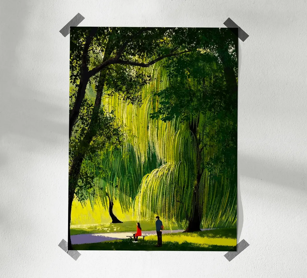 landscape riverbank relaxation poster da Good days