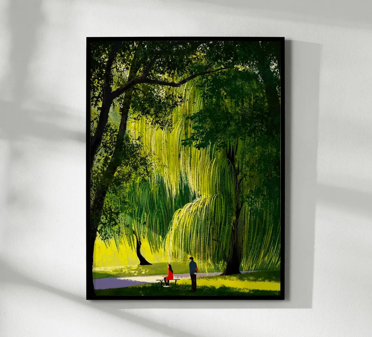 landscape riverbank relaxation poster da Good days