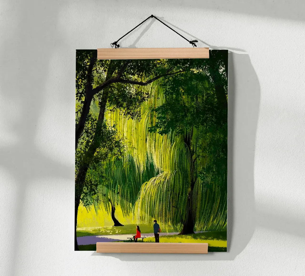landscape riverbank relaxation poster da Good days
