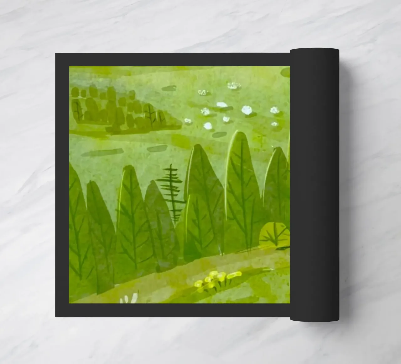hills pasture window zerbino da Good days