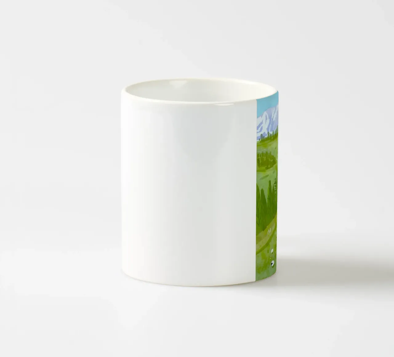 hills pasture window tazza in ceramica da Good days