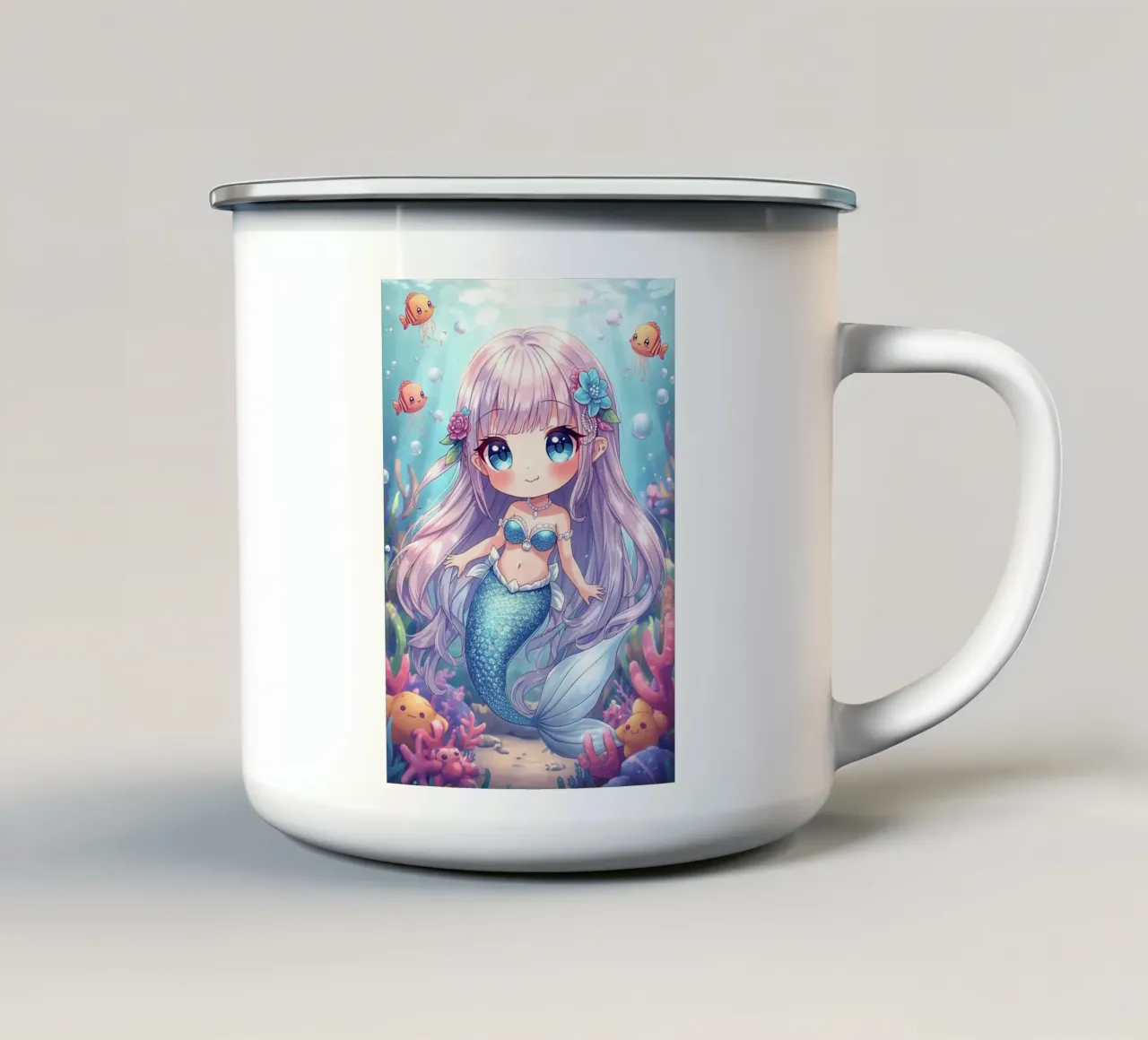 Mermaid tazza in smalto da Cute Art