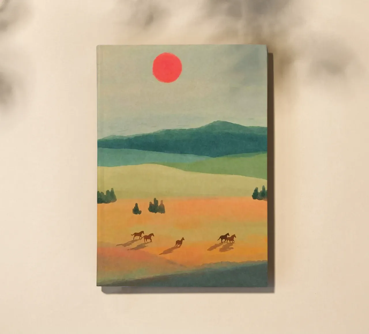 trees open field shadows diario da Good days