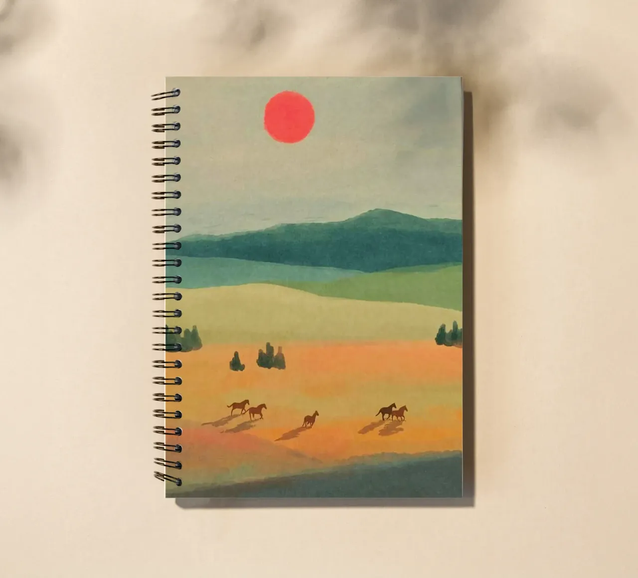 trees open field shadows diario ad anelli da Good days