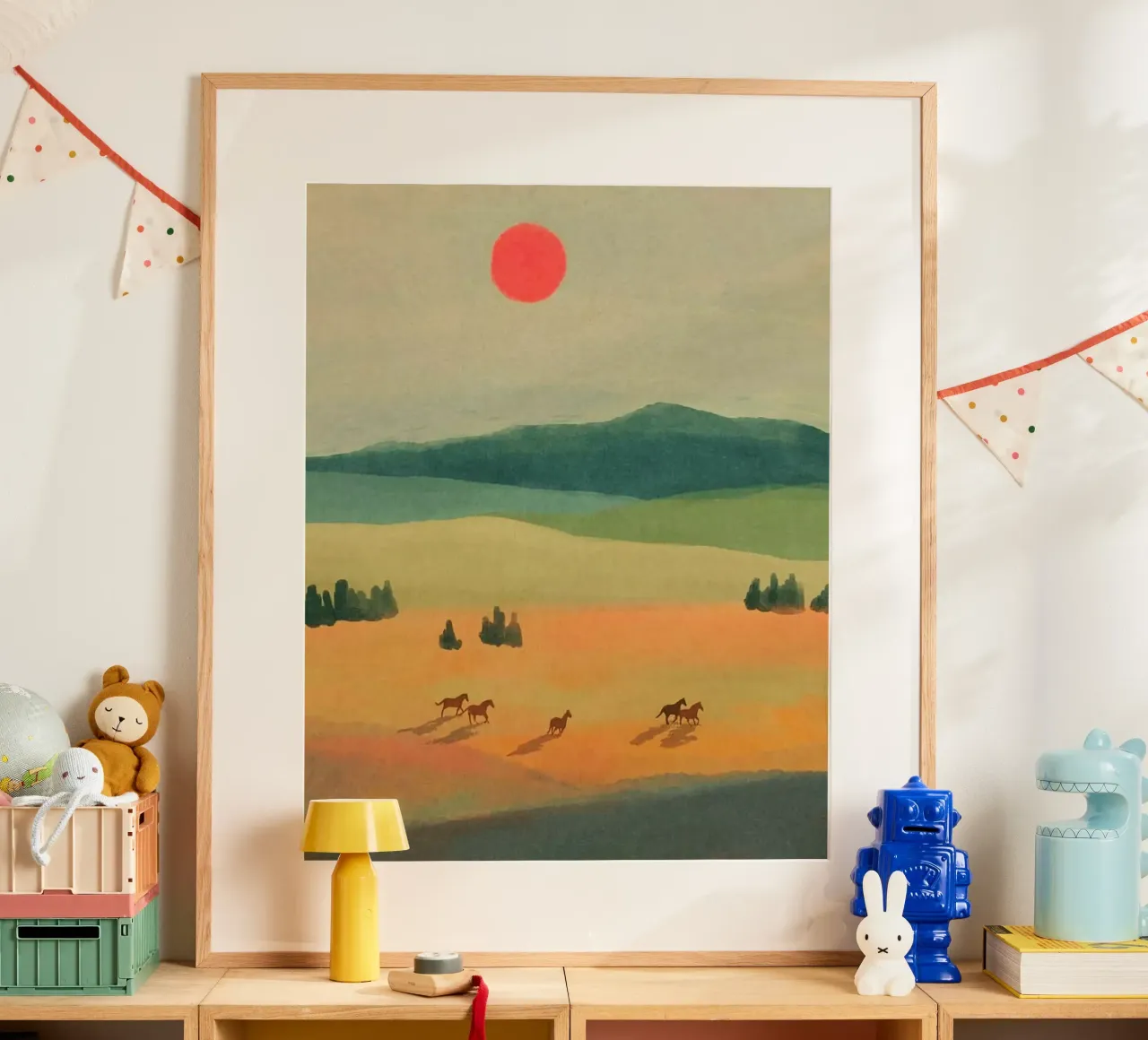 trees open field shadows poster de Good days