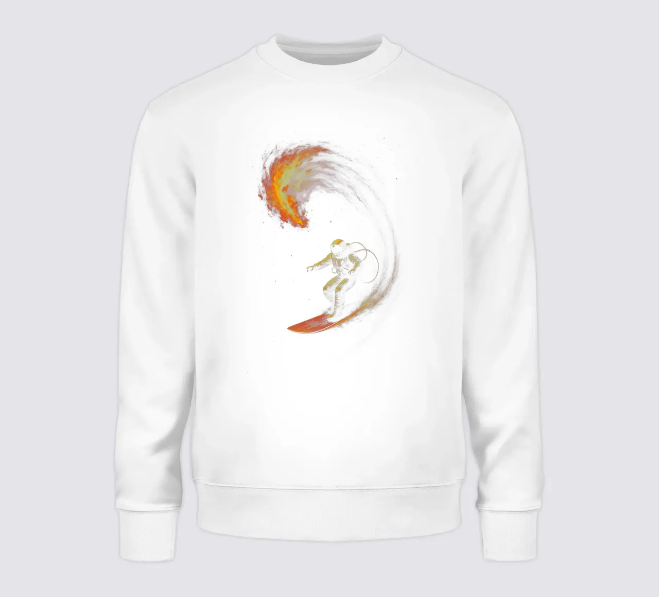 Cosmic Wave Rider felpa da BadrBrand