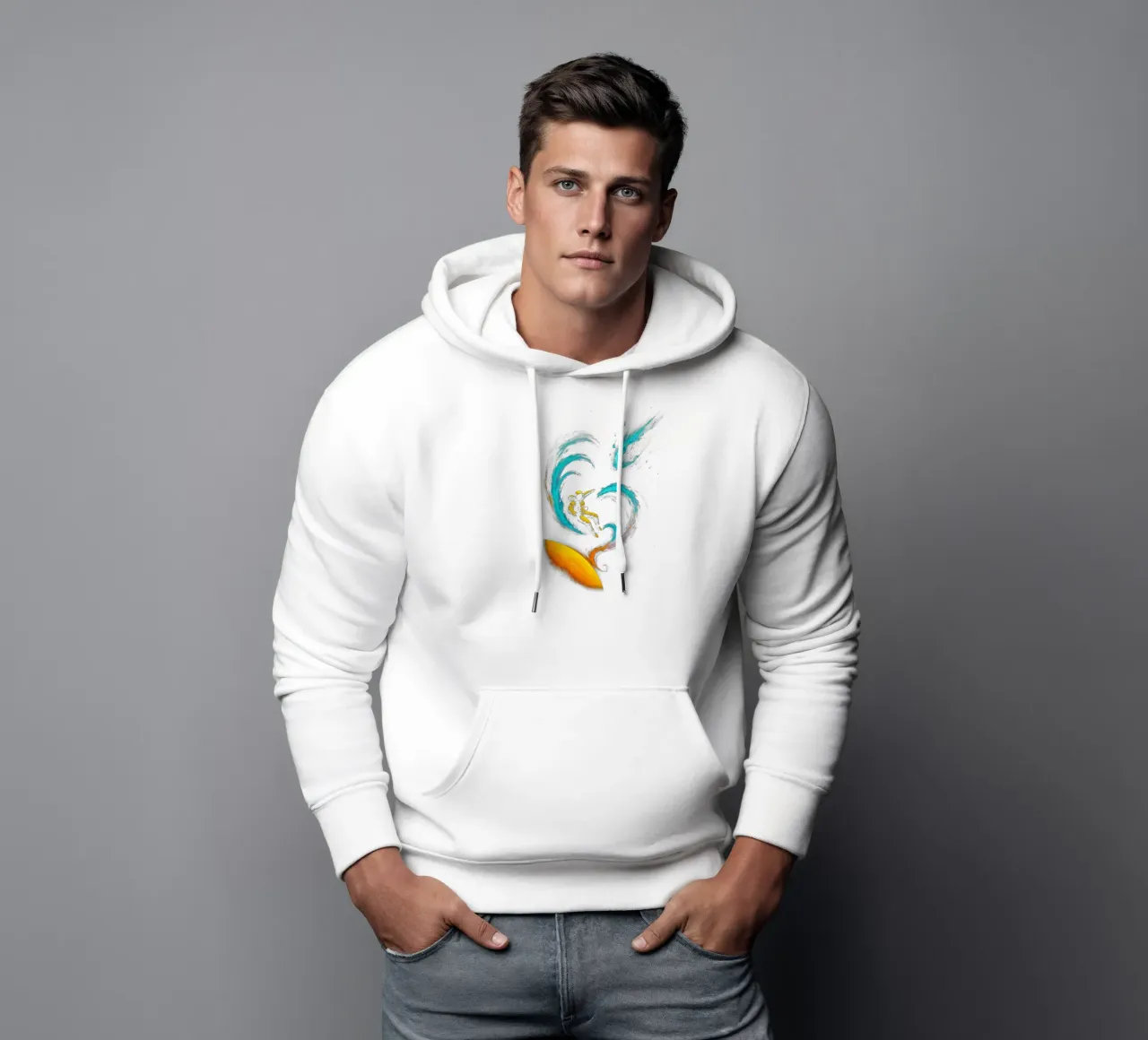 Swirling Nebula Journey felpa con cappuccio da BadrBrand