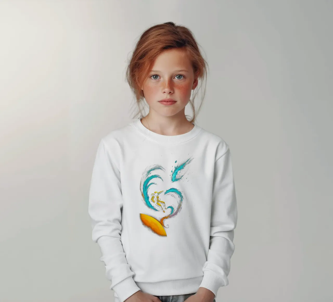 Swirling Nebula Journey felpa bambino da BadrBrand