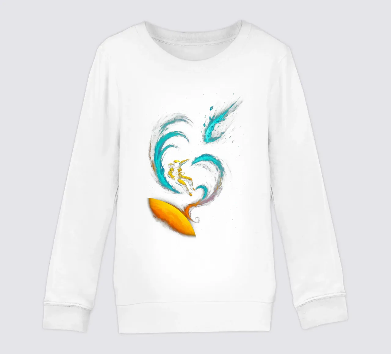 Swirling Nebula Journey felpa bambino da BadrBrand