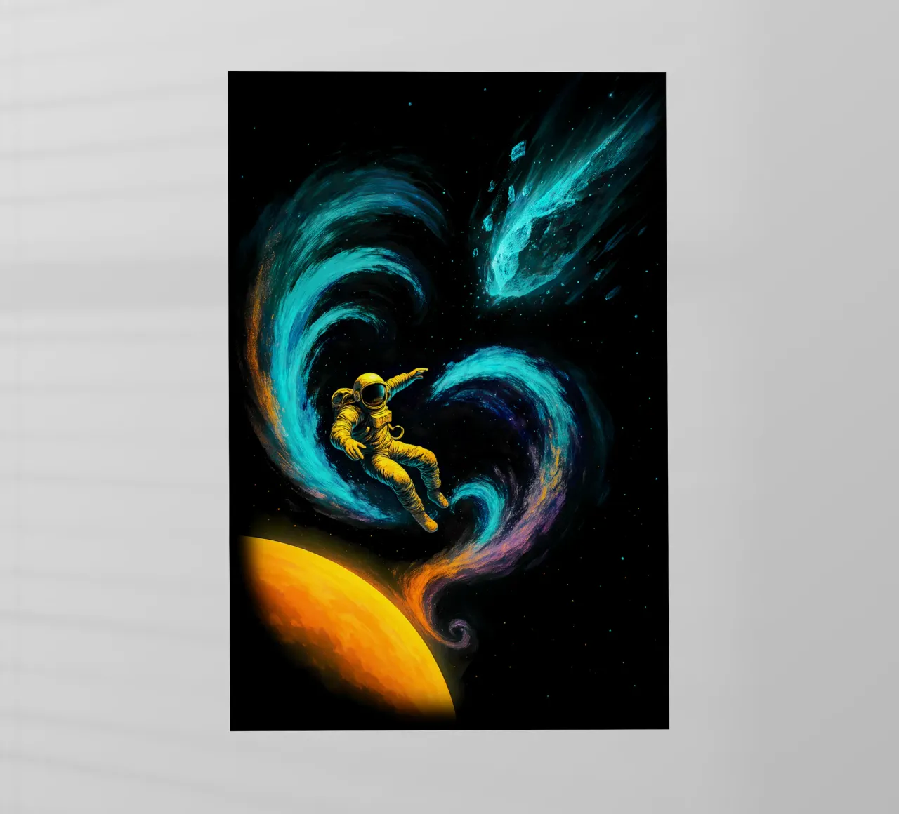 Swirling Nebula Journey pellicola backlit da BadrBrand
