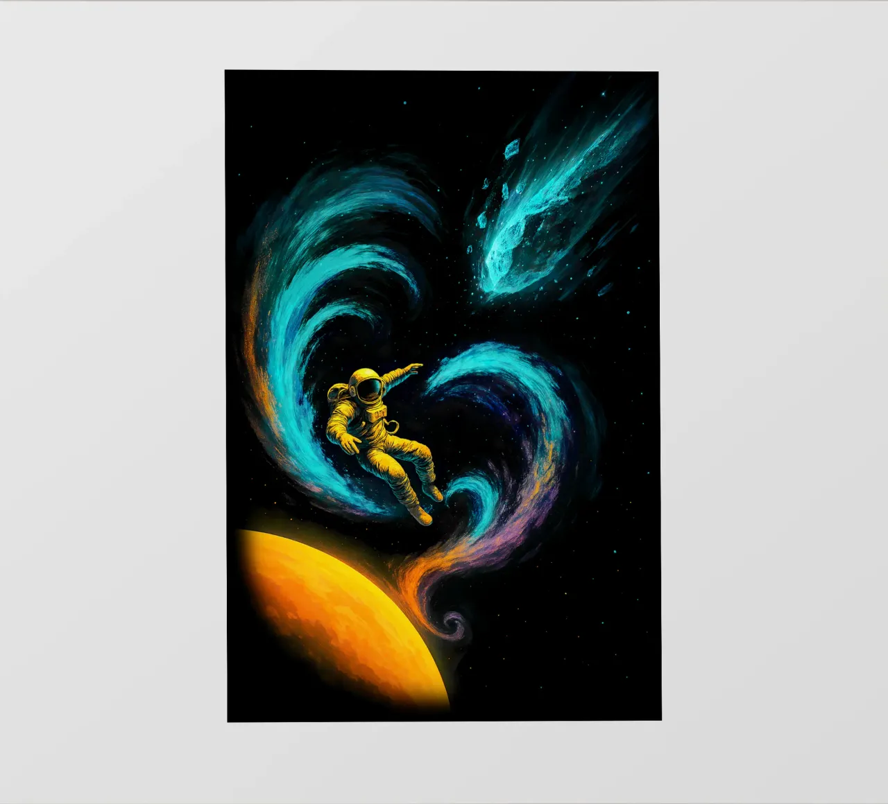 Swirling Nebula Journey pellicola backlit da BadrBrand