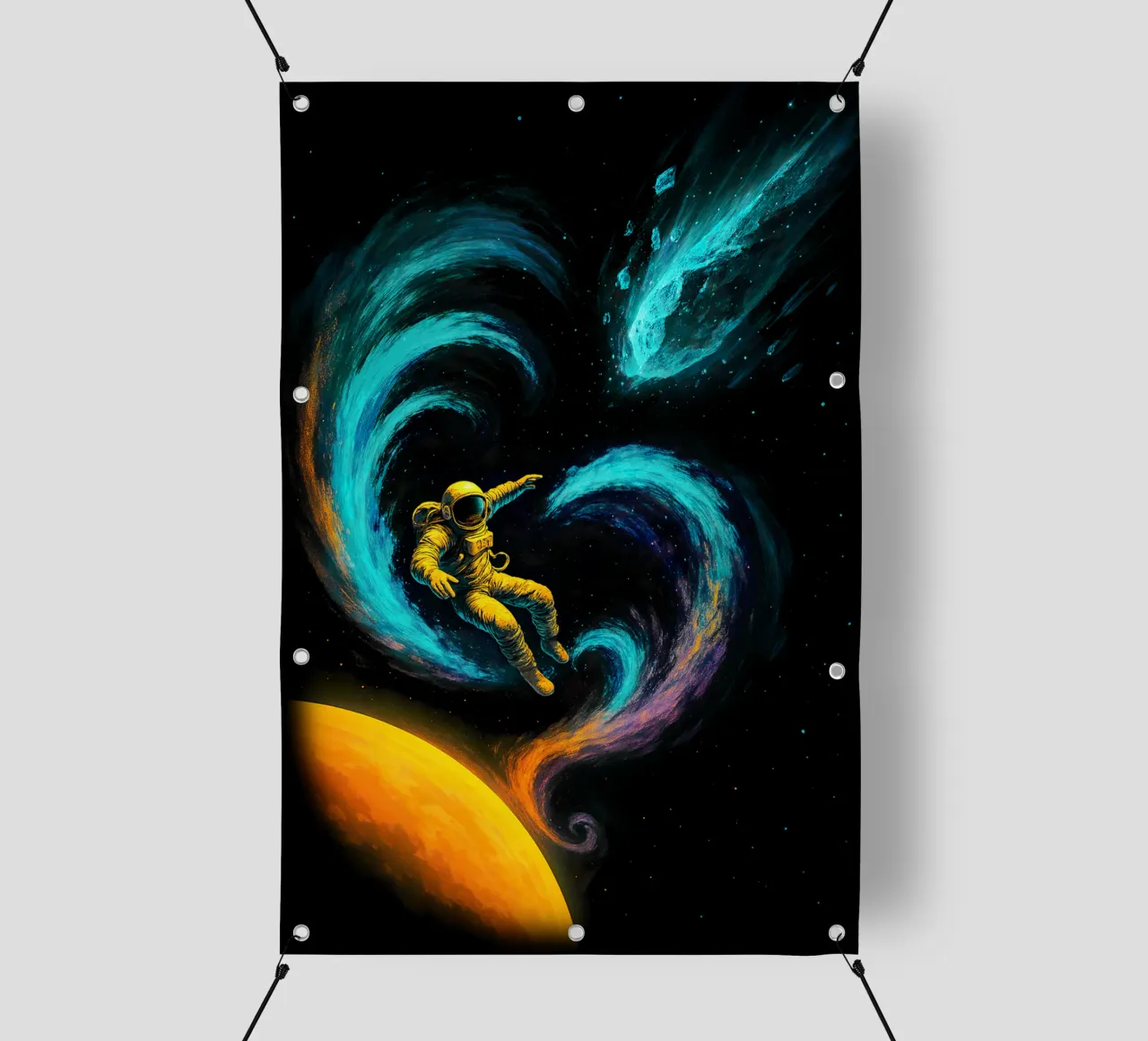 Swirling Nebula Journey telo in pvc da BadrBrand