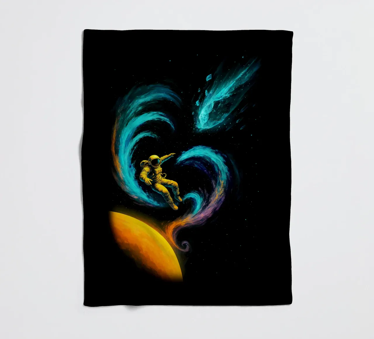 Swirling Nebula Journey coperta in pile da BadrBrand
