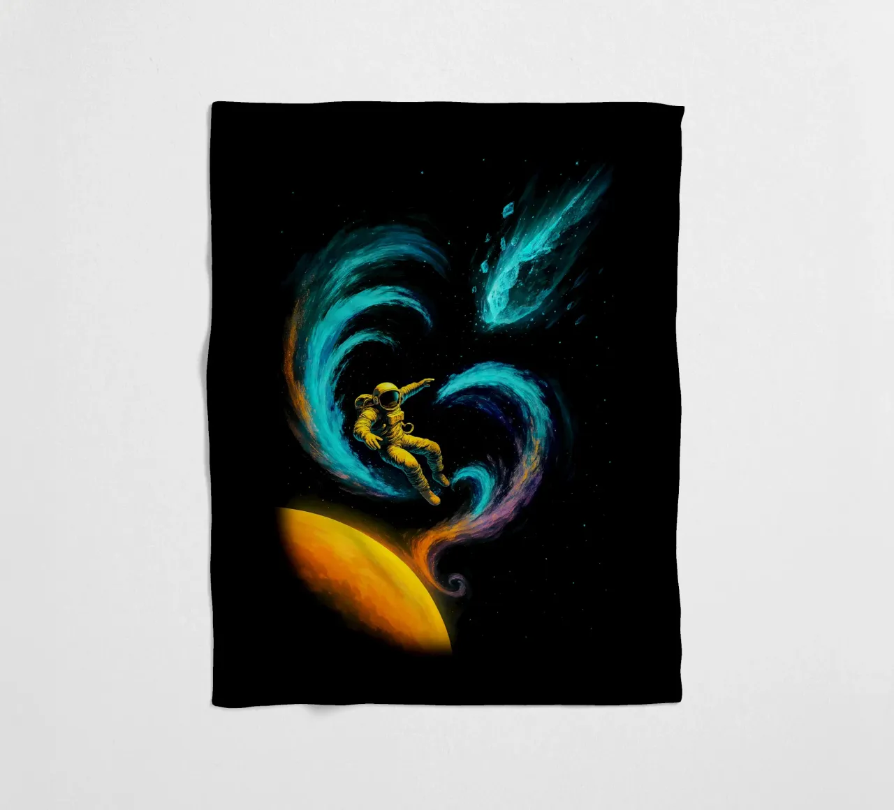 Swirling Nebula Journey coperta in pile da BadrBrand