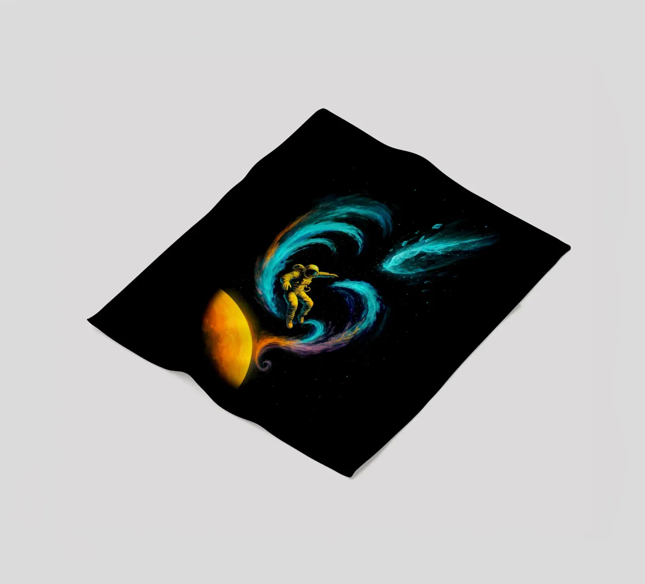 Swirling Nebula Journey coperta in pile da BadrBrand
