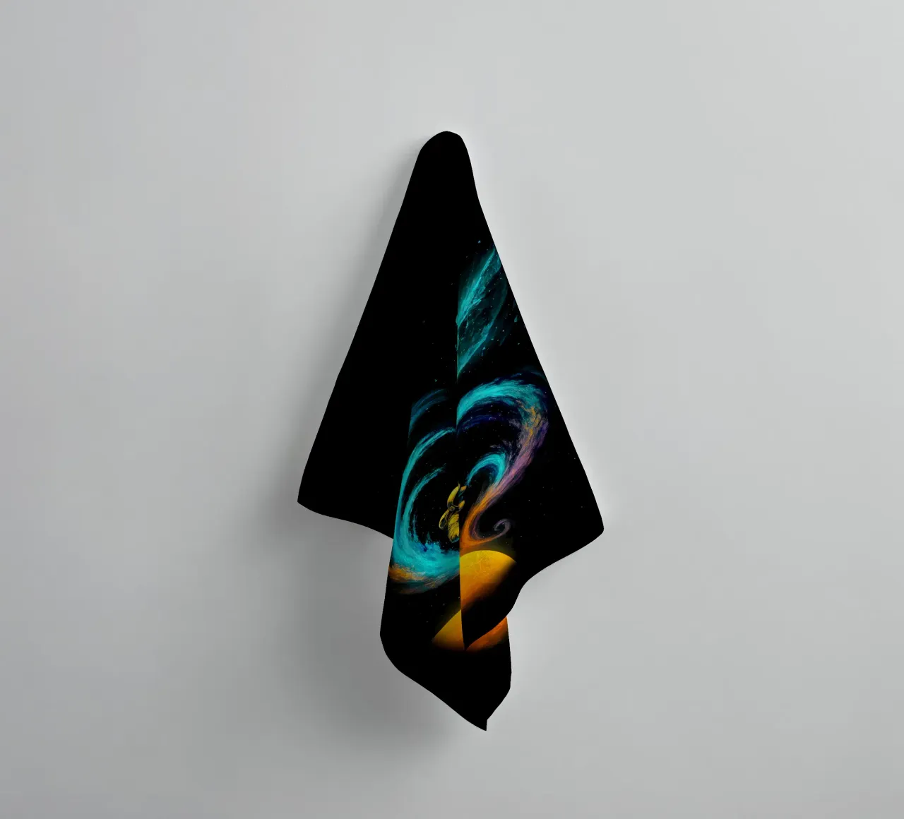 Swirling Nebula Journey asciugamano da bagno da BadrBrand