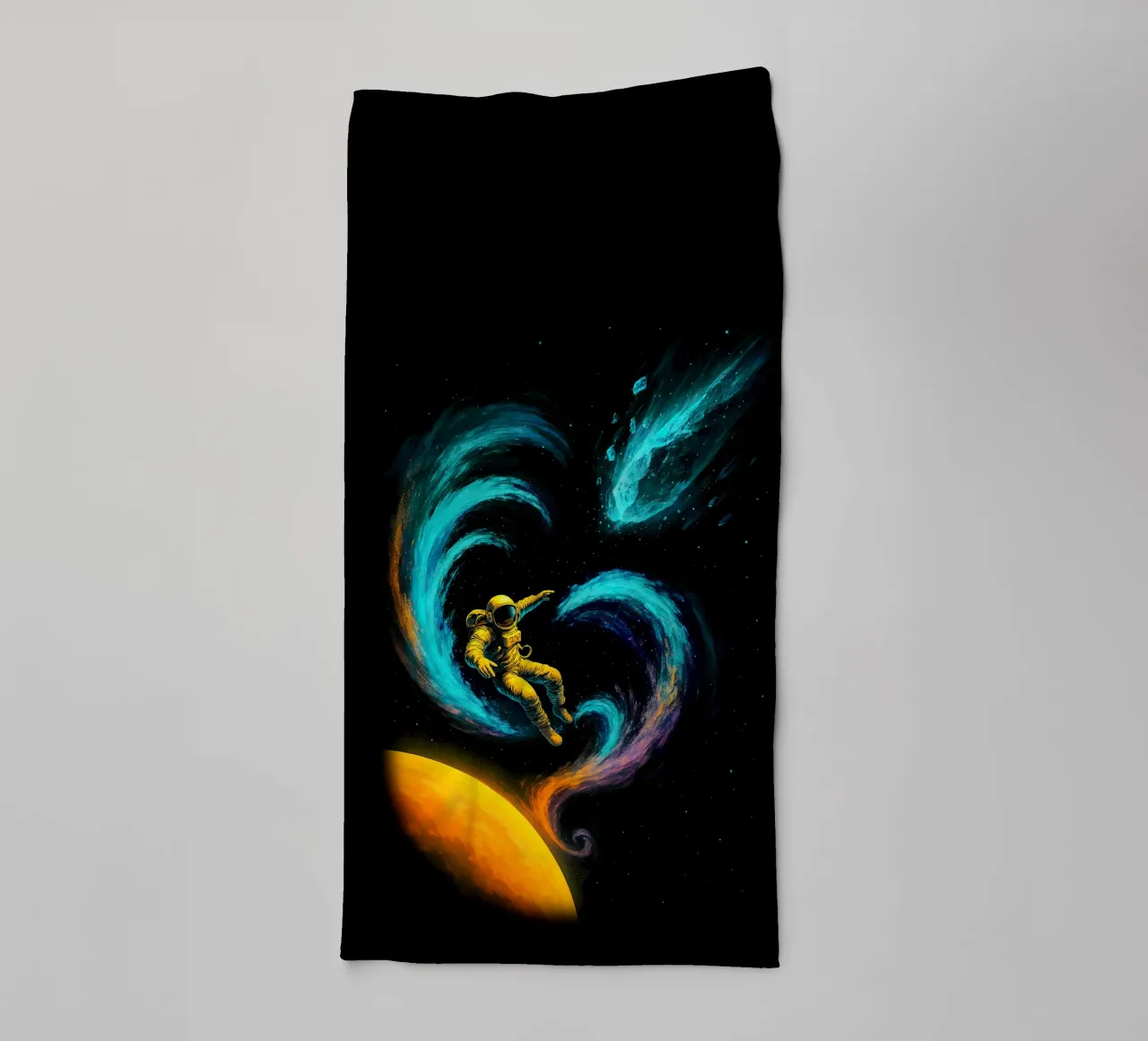Swirling Nebula Journey asciugamano da bagno da BadrBrand