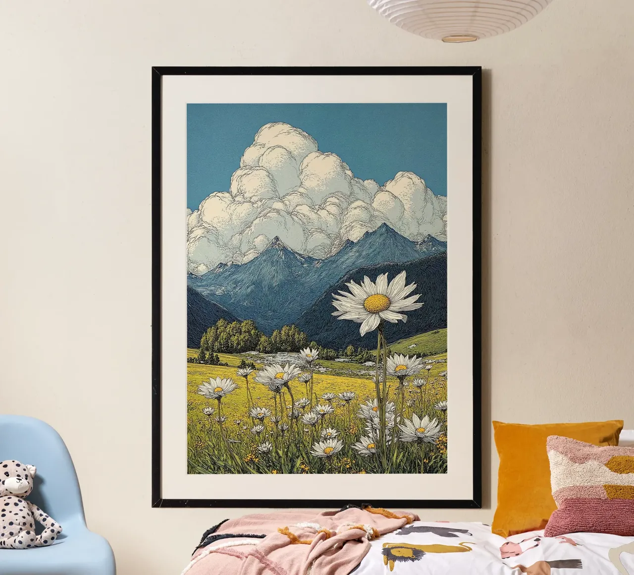 nature scenery poster con telaio in plastica da lily