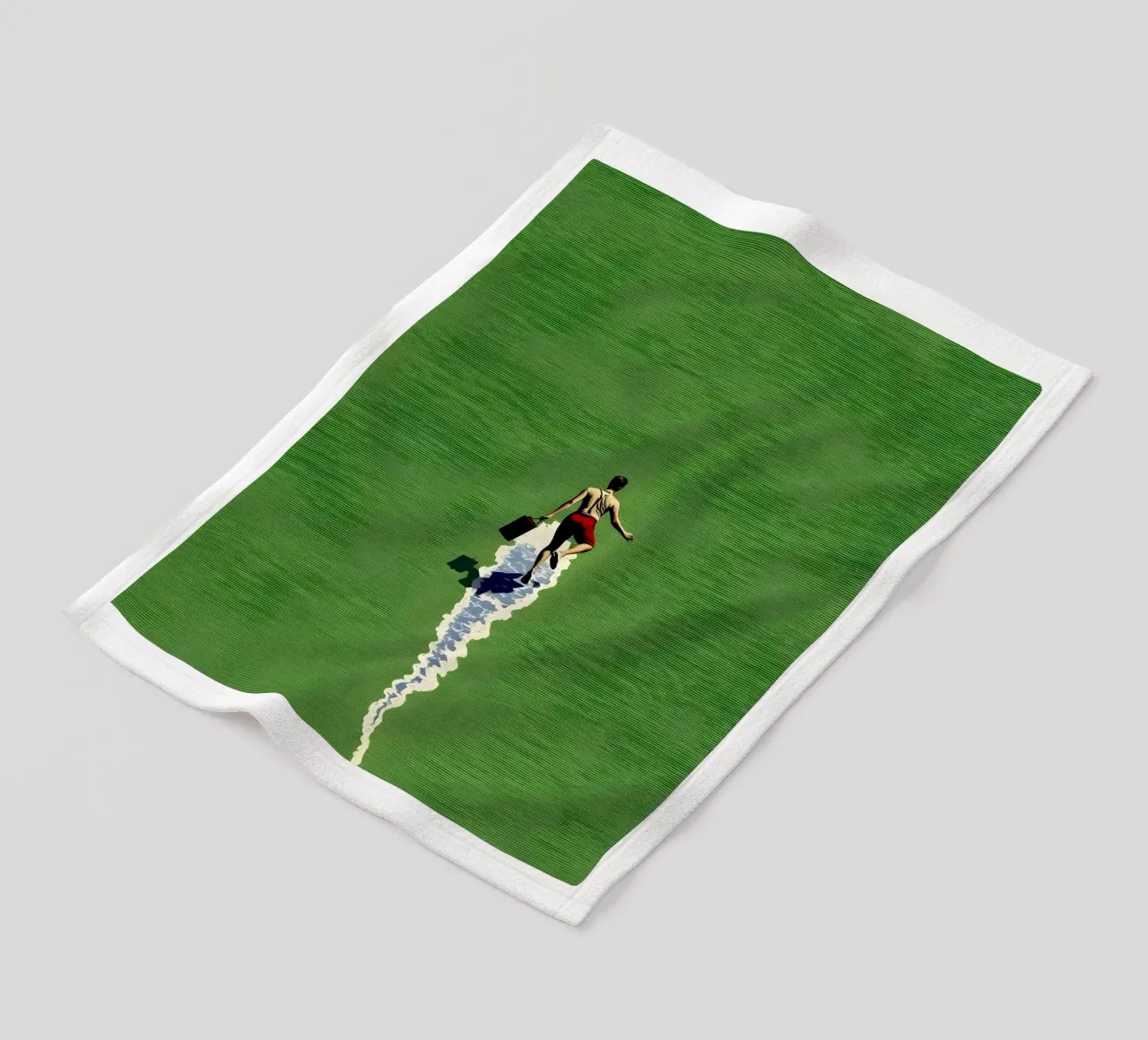 Liquid Path Fleecedecke von KUNSTstück