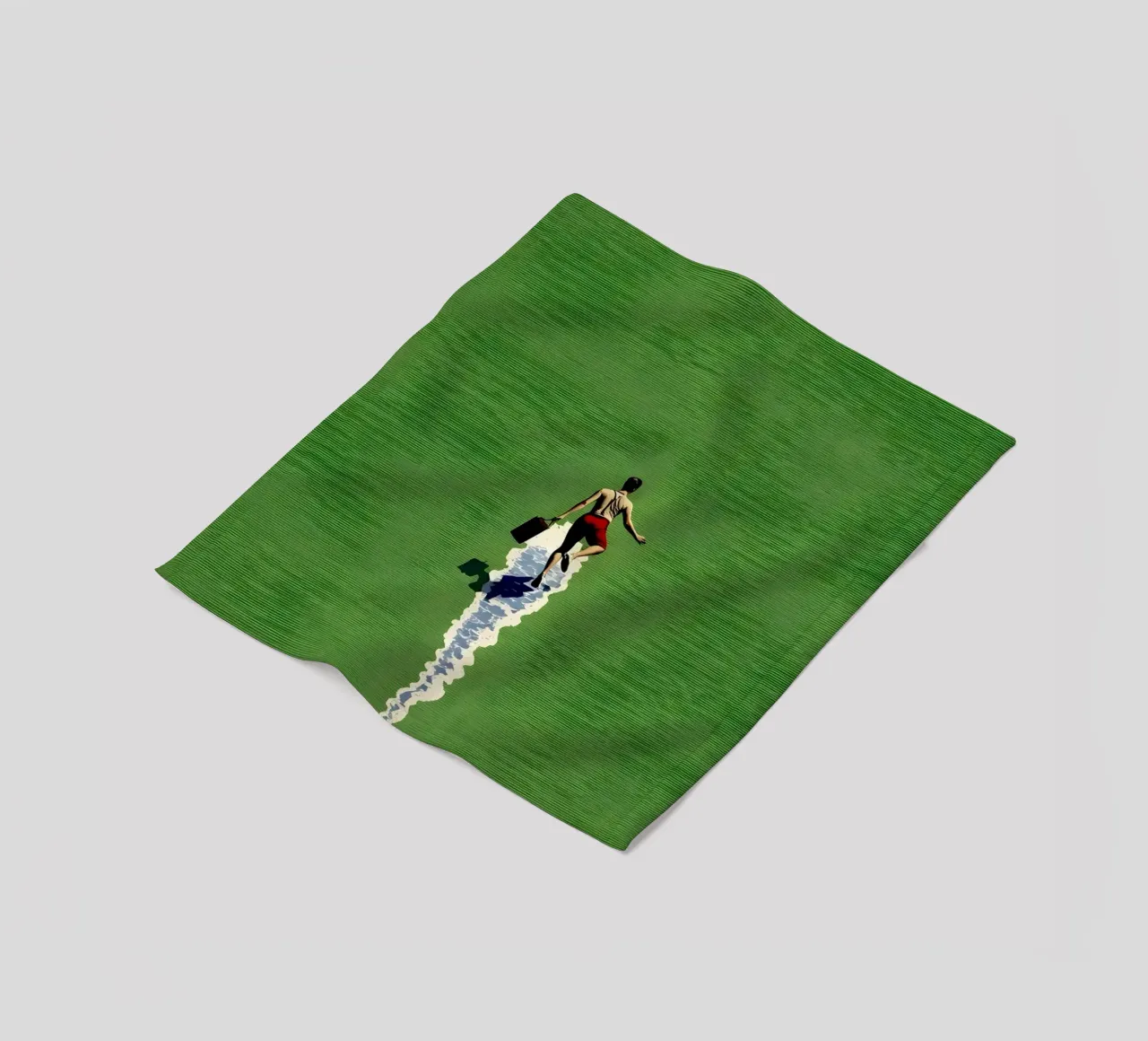 Liquid Path Fleecedecke von KUNSTstück