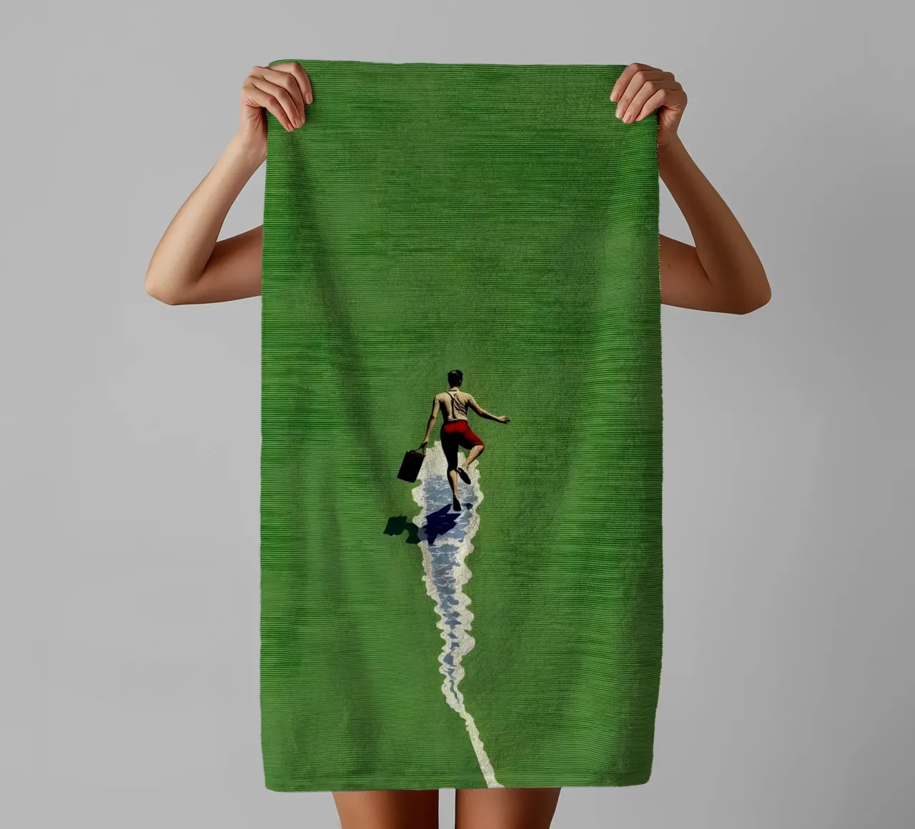 Liquid Path towel by KUNSTstück