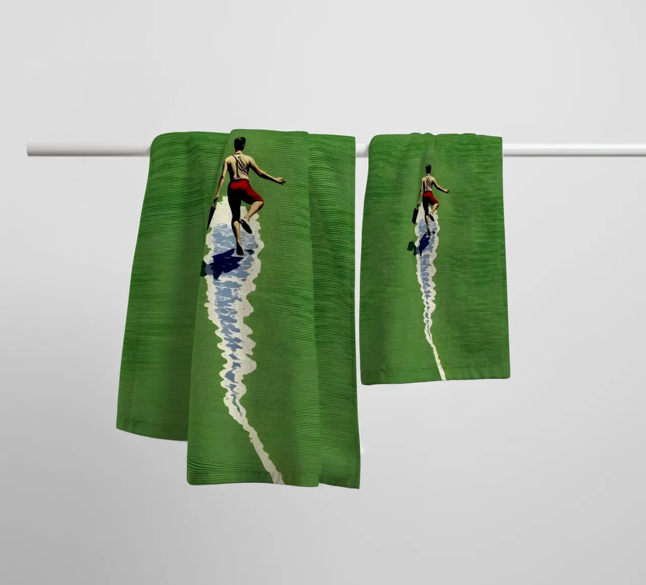 Liquid Path towel by KUNSTstück