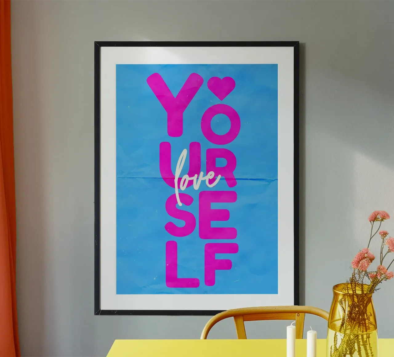 YOURSELF poster da Type & Tape