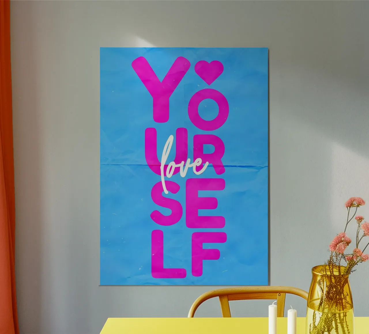 YOURSELF poster da Type & Tape