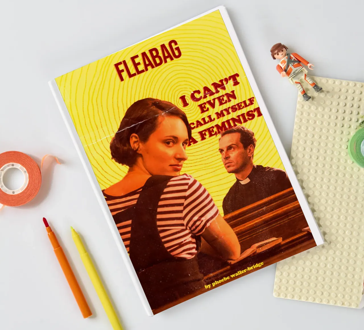 I Cant Even Call Myself A Feminist Fleabag notebook by jhomekhonde